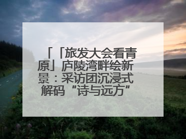 「旅发大会看青原」庐陵湾畔绘新景：采访团沉浸式解码“诗与远方”（图）