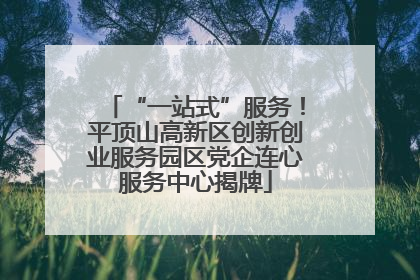 “一站式”服务！平顶山高新区创新创业服务园区党企连心服务中心揭牌