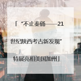 “不止秦俑——21世纪陕西考古新发现”特展亮相美国加州