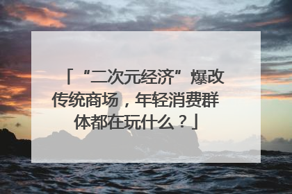 “二次元经济”爆改传统商场，年轻消费群体都在玩什么？