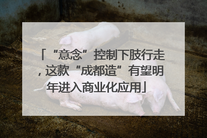 “意念”控制下肢行走，这款“成都造”有望明年进入商业化应用