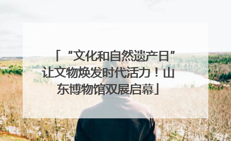 “文化和自然遗产日”让文物焕发时代活力！山东博物馆双展启幕