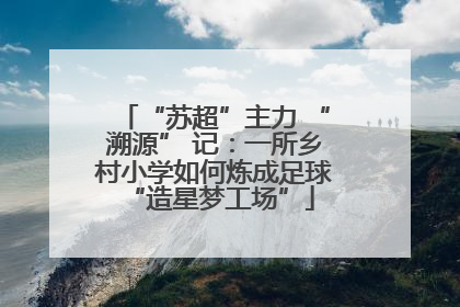 “苏超”主力 “溯源” 记：一所乡村小学如何炼成足球 “造星梦工场”