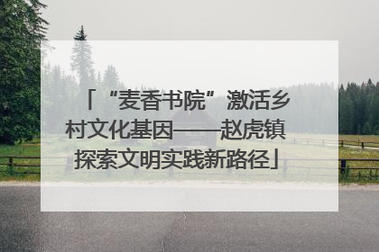 “麦香书院”激活乡村文化基因——赵虎镇探索文明实践新路径