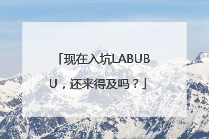 现在入坑LABUBU，还来得及吗？