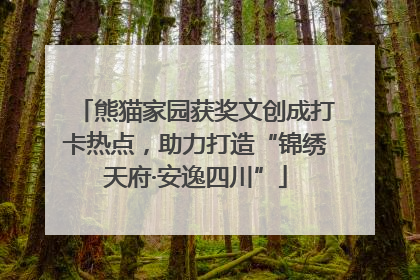 熊猫家园获奖文创成打卡热点，助力打造“锦绣天府·安逸四川”