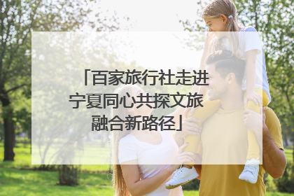 百家旅行社走进宁夏同心共探文旅融合新路径