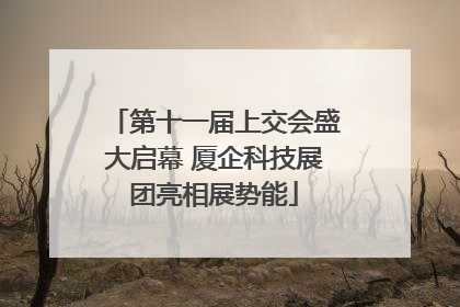 第十一届上交会盛大启幕 厦企科技展团亮相展势能