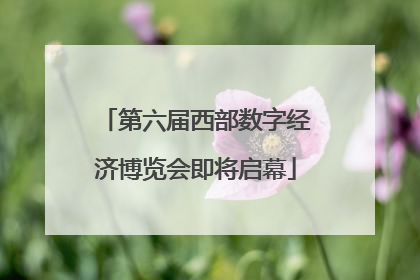 第六届西部数字经济博览会即将启幕