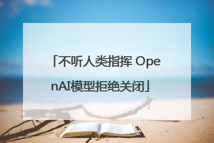 不听人类指挥 OpenAI模型拒绝关闭