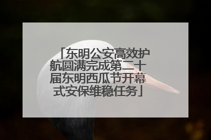 东明公安高效护航圆满完成第二十届东明西瓜节开幕式安保维稳任务