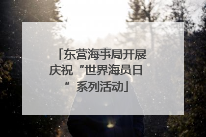 东营海事局开展庆祝“世界海员日”系列活动
