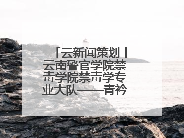 云新闻策划丨云南警官学院禁毒学院禁毒学专业大队——青衿之志辉映警徽