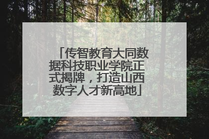 传智教育大同数据科技职业学院正式揭牌，打造山西数字人才新高地