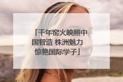 千年窑火映照中国智造 株洲魅力惊艳国际学子