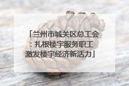 兰州市城关区总工会：扎根楼宇服务职工 激发楼宇经济新活力