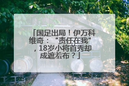 国足出局！伊万科维奇：“责任在我”，18岁小将首秀却成遮羞布？