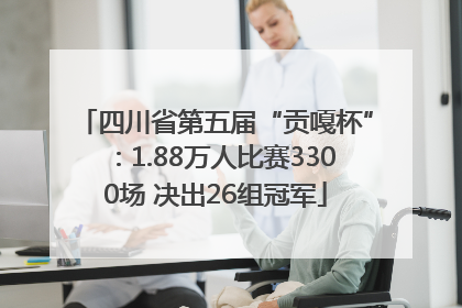 四川省第五届“贡嘎杯”：1.88万人比赛3300场 决出26组冠军