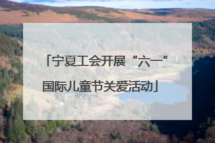 宁夏工会开展“六一”国际儿童节关爱活动