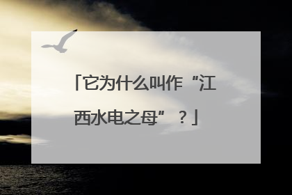 它为什么叫作“江西水电之母”？