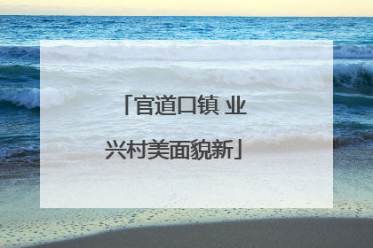 官道口镇 业兴村美面貌新