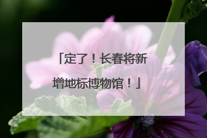 定了！长春将新增地标博物馆！