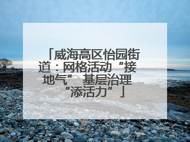 威海高区怡园街道：网格活动“接地气” 基层治理“添活力”