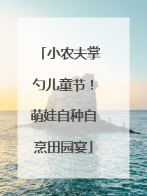 小农夫掌勺儿童节！萌娃自种自烹田园宴