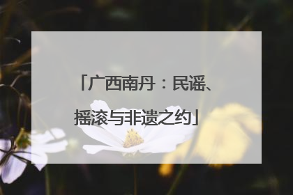 广西南丹：民谣、摇滚与非遗之约