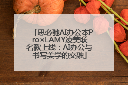 思必驰AI办公本Pro×LAMY凌美联名款上线：AI办公与书写美学的交融