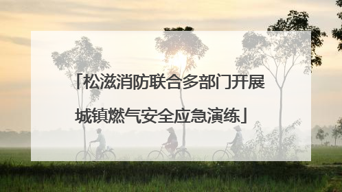 松滋消防联合多部门开展城镇燃气安全应急演练