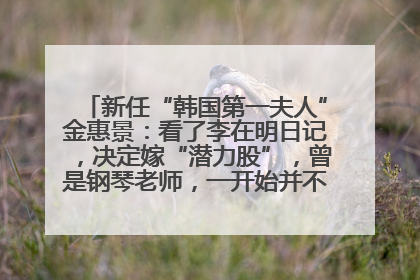 新任“韩国第一夫人”金惠景：看了李在明日记，决定嫁“潜力股”，曾是钢琴老师，一开始并不支持丈夫从政