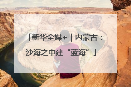 新华全媒+｜内蒙古：沙海之中建“蓝海”