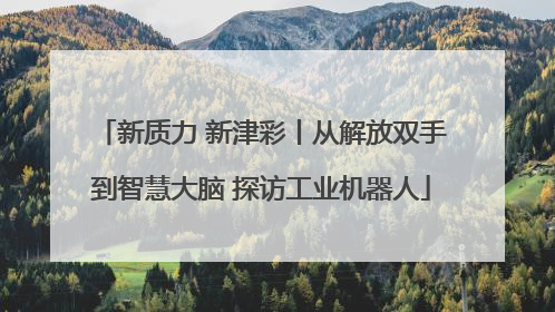 新质力 新津彩丨从解放双手到智慧大脑 探访工业机器人