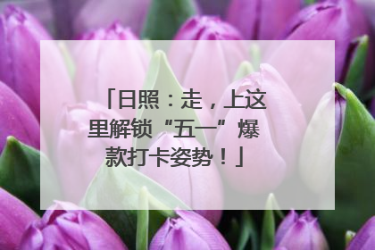 日照：走，上这里解锁“五一”爆款打卡姿势！