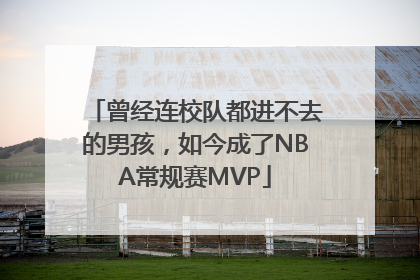 曾经连校队都进不去的男孩，如今成了NBA常规赛MVP