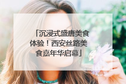 沉浸式盛唐美食体验！西安丝路美食嘉年华启幕