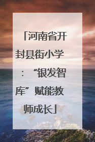 河南省开封县街小学：“银发智库”赋能教师成长