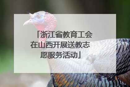 浙江省教育工会在山西开展送教志愿服务活动