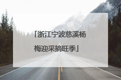 浙江宁波慈溪杨梅迎采摘旺季