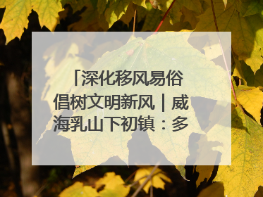 深化移风易俗 倡树文明新风｜威海乳山下初镇：多形式推进移风易俗 共筑文明和谐新风尚