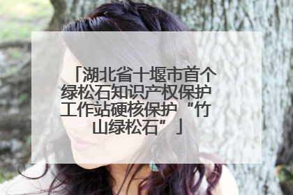 湖北省十堰市首个绿松石知识产权保护工作站硬核保护“竹山绿松石”
