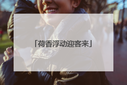 荷香浮动迎客来