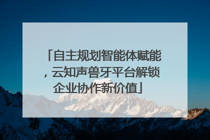 自主规划智能体赋能，云知声兽牙平台解锁企业协作新价值