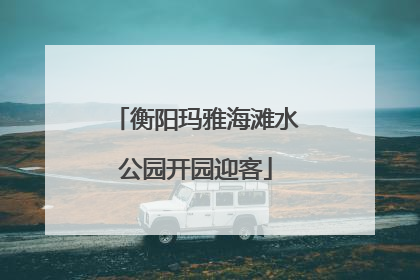 衡阳玛雅海滩水公园开园迎客
