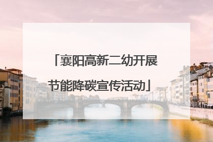 襄阳高新二幼开展节能降碳宣传活动