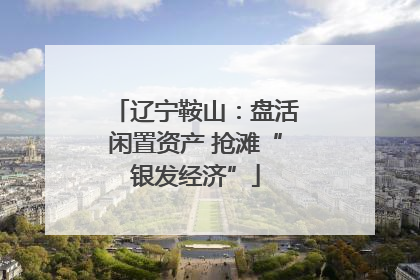辽宁鞍山：盘活闲置资产 抢滩“银发经济”