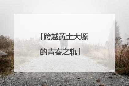 跨越黄土大塬的青春之轨