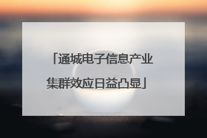 通城电子信息产业集群效应日益凸显