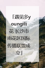 遇见多young雨花 长沙市雨花区国际传播联盟成立